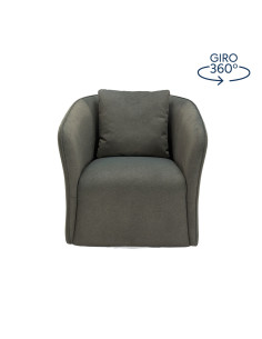 Sillón Maddy Verde - Sofá de 1 Cuerpo para Living