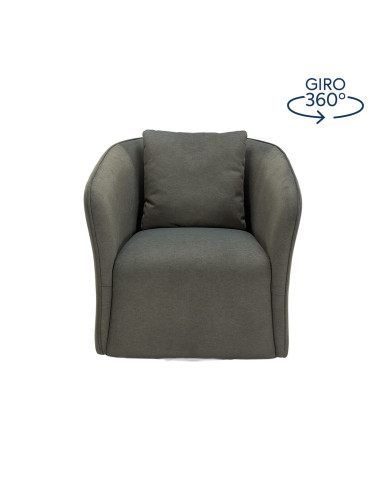 Sillón Maddy Verde - Sofá de 1 Cuerpo para Living