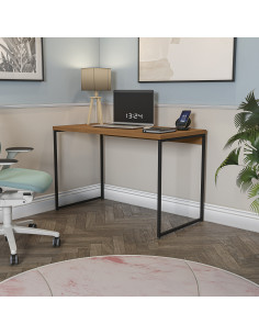 Escritorio industrial Baltimore canela 2