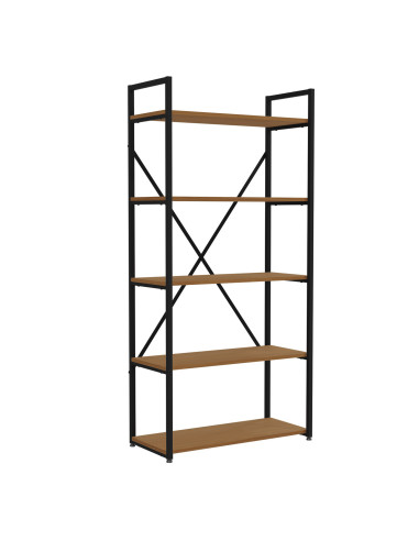 Estante industrial Novi 5 niveles canela