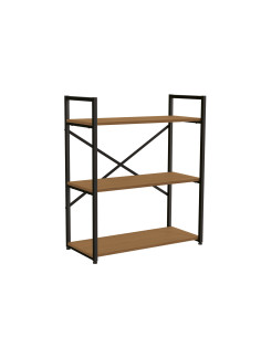 Estante industrial Novi 3 niveles canela