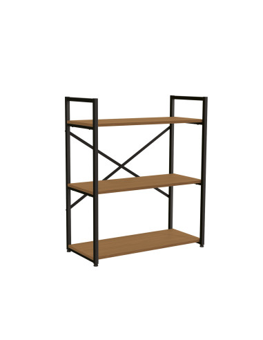 Estante industrial Novi 3 niveles canela