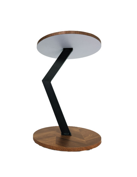 Mesa Lateral Amy 40x40x55 cm Estructura Metal - Muebles Living