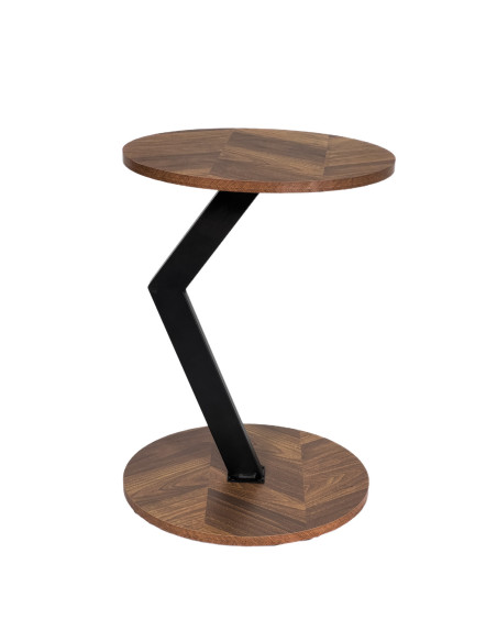 Mesa Lateral Amy 40x40x55 cm Estructura Metal - Muebles Living