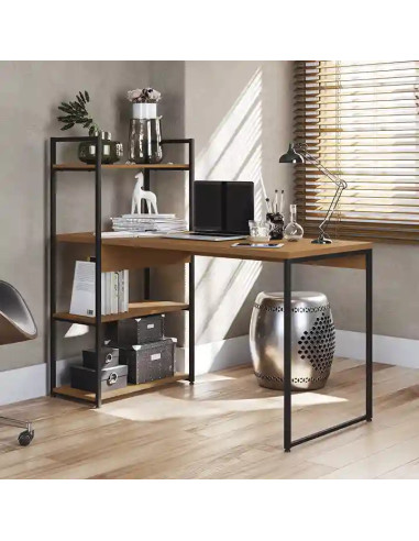 Escritorio industrial Maestranza canela