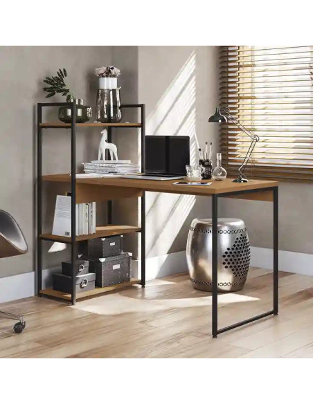 Escritorio industrial Maestranza canela