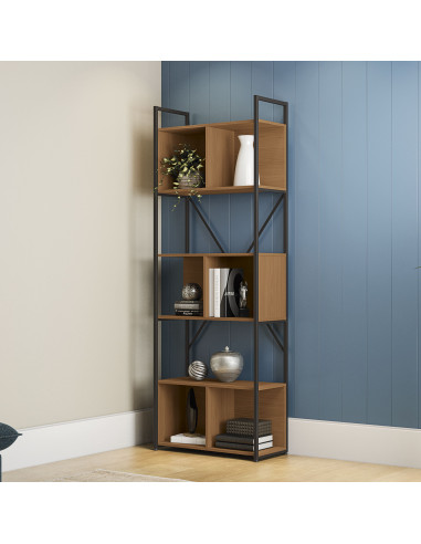 Estante industrial Flint 3 niveles canela