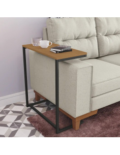 Mesa apoyo industrial Munich canela 2