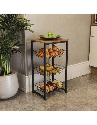 Verdulero industrial canela