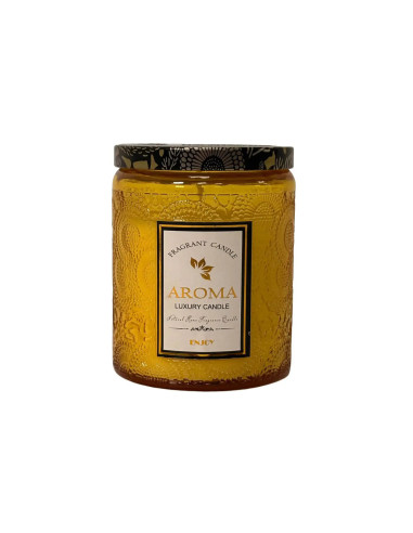 Vela Frasco Amarillo 7x9cm - Decoración Elegante y Versátil