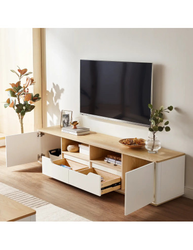 Rack TV Soho - Mueble Moderno para Centro de Entretenimiento