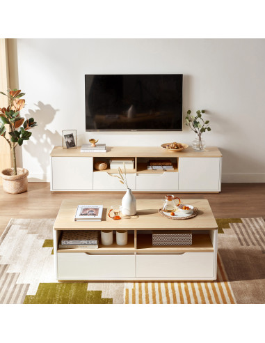 Rack TV Soho - Mueble Moderno para Centro de Entretenimiento