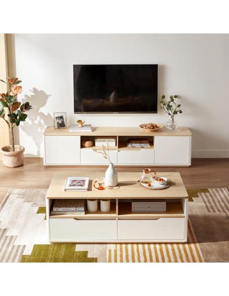 Rack TV Soho - Mueble Moderno para Centro de Entretenimiento