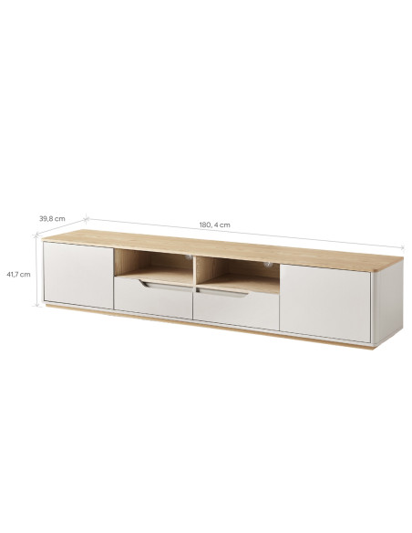 Rack TV Soho - Mueble Moderno para Centro de Entretenimiento