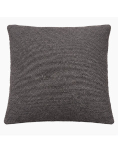 Cojín Textura Gris 42x42 cm - Decoración Moderna para el Hogar