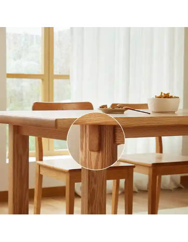 Mesa de comedor  6 puestos madera