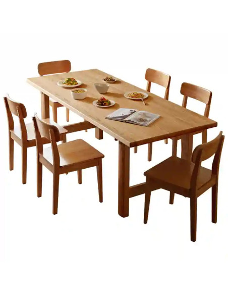 Mesa de comedor  6 puestos madera