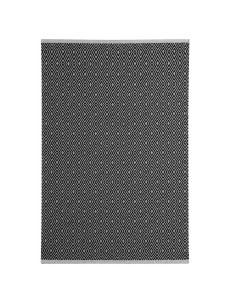 Alfombra Diamante Blanco y Negro 120x80cm - Decoración Living