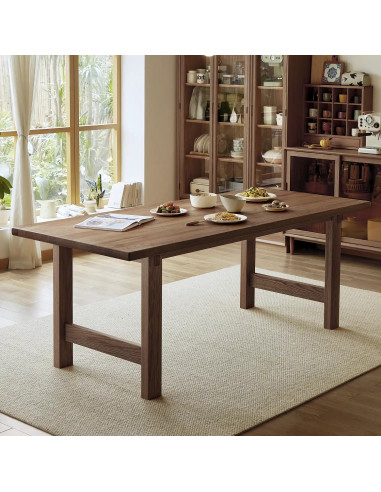 Mesa de comedor  6 puestos nogal