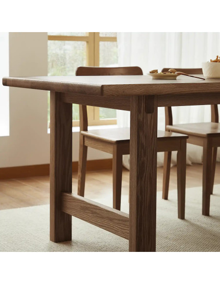 Mesa de comedor  6 puestos nogal