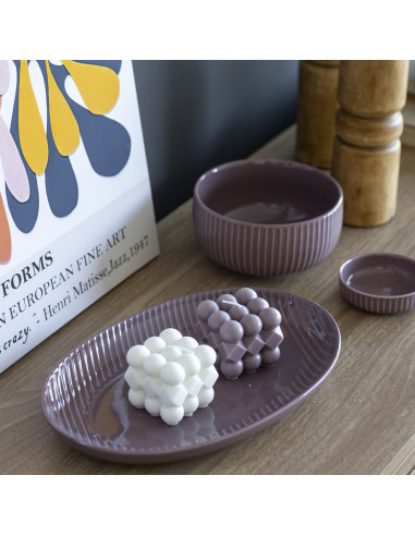 Vela Cubo Rubik 6cm Café - Decoración Original y Divertida