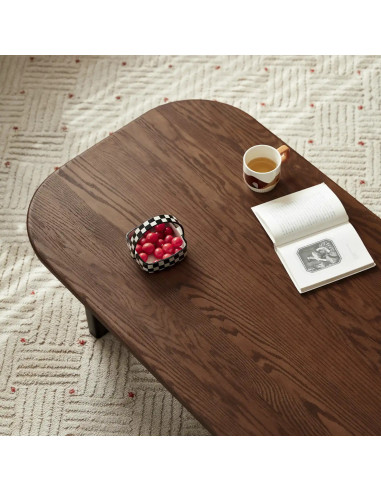 Mesa centro Tierra café