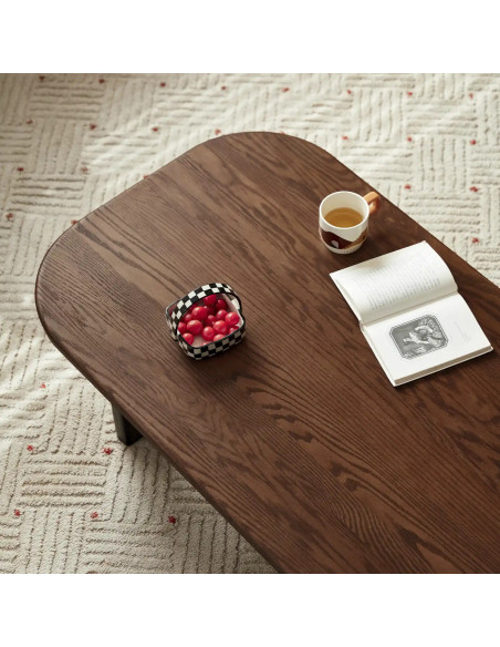 Mesa centro Tierra café