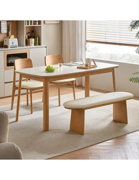 Mesa comedor 4 puestos Nova blanco