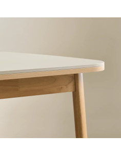 Mesa comedor 4 puestos Nova blanco 2