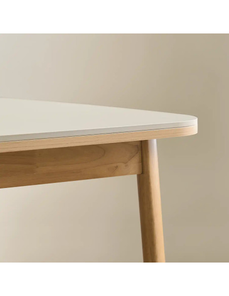 Mesa comedor 4 puestos Nova blanco