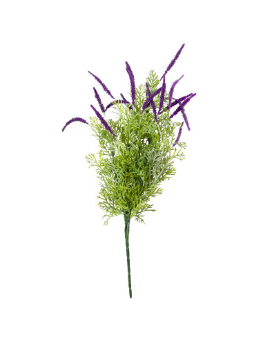 Pasto Artificial Morado 51cm - Decoracion Natural y Colorida