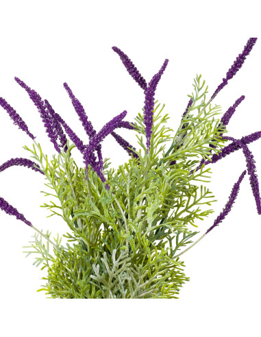 Pasto Artificial Morado 51cm - Decoracion Natural y Colorida