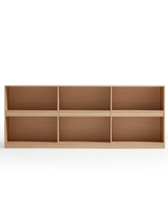 Estante 6 niveles Sauce madera