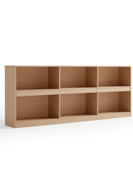 Estante 6 niveles Sauce madera