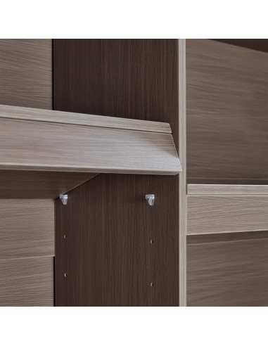 Estante 6 niveles Sauce café