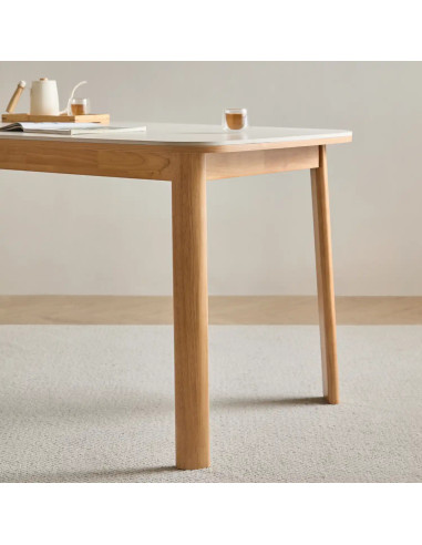 Mesa comedor 6 puestos Nova blanco