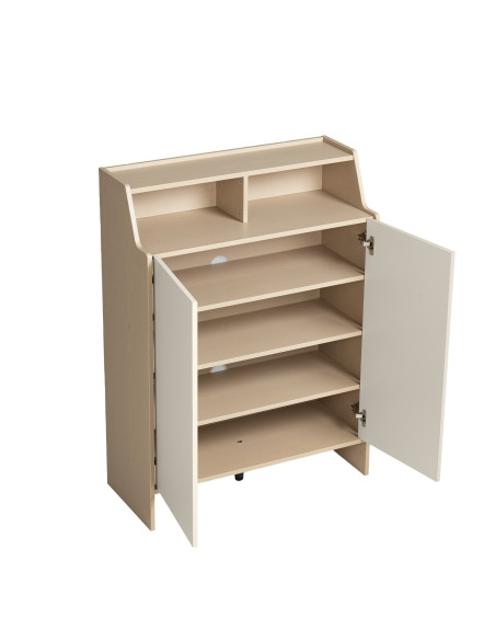 Zapatero 2 puertas Vittoria madera