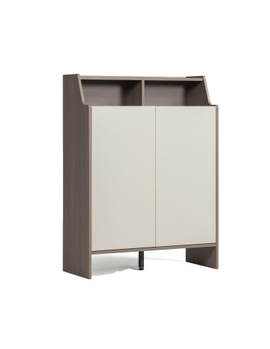 Zapatero 2 puertas Vittoria nogal