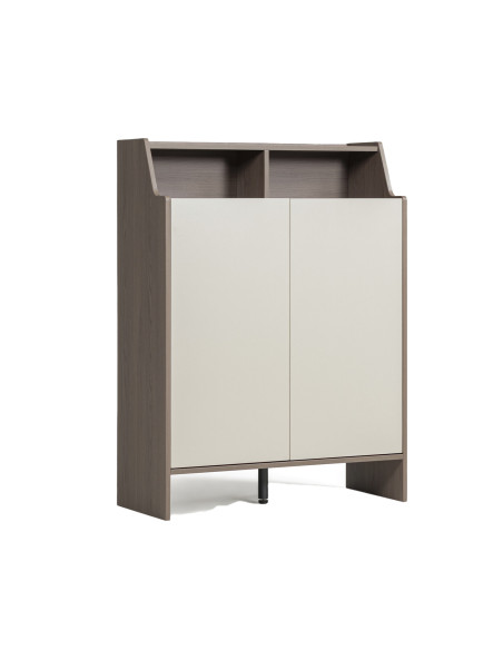 Zapatero 2 puertas Vittoria nogal