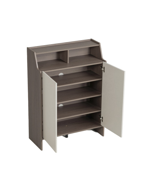 Zapatero 2 puertas Vittoria nogal