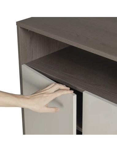 Zapatero 2 puertas Vittoria nogal