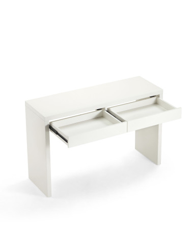 Escritorio 2 cajones Letty blanco