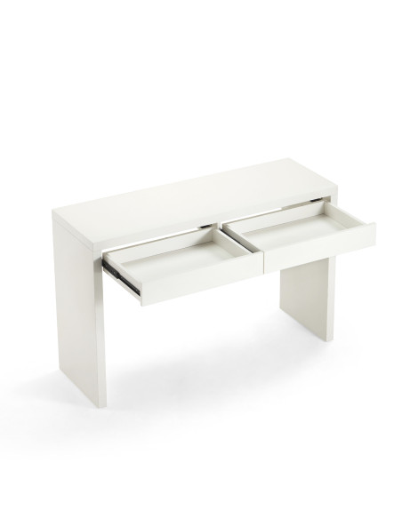 Escritorio 2 cajones Letty blanco