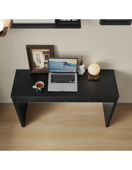Escritorio 2 cajones Letty negro