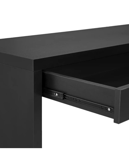 Escritorio 2 cajones Letty negro