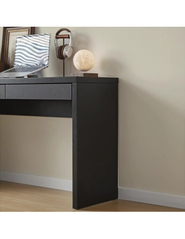 Escritorio 2 cajones Letty negro