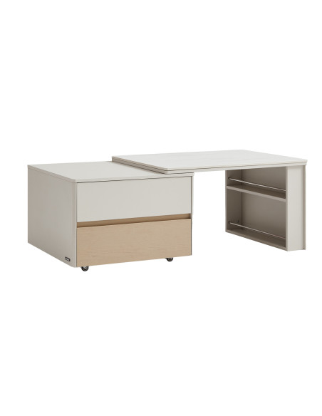 Mesa centro extensible Lina gris