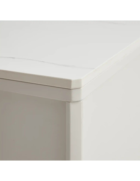 Mesa centro extensible Lina gris