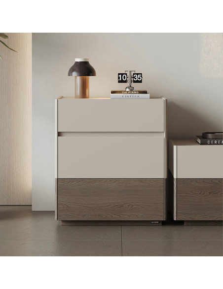 Cómoda 3 cajones Aura nogal