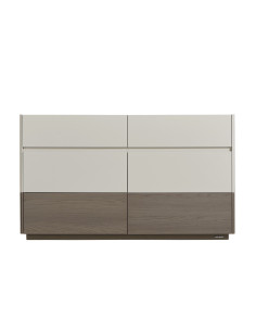 Cómoda 6 cajones Aura nogal